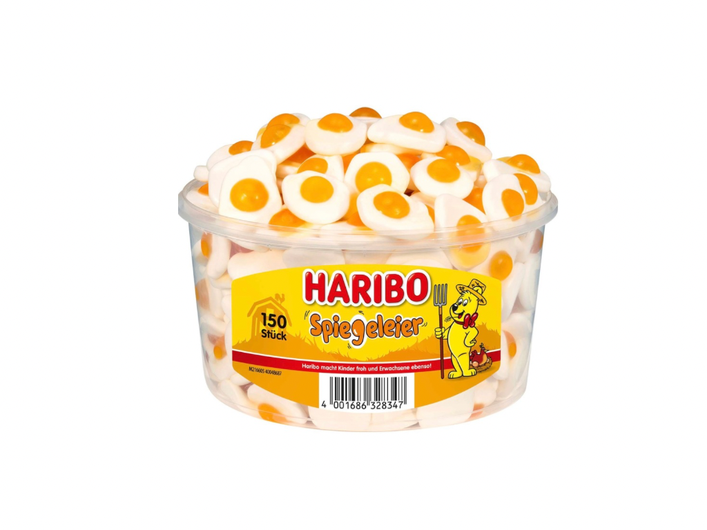Haribo Spiegeleier 150er // 975g Dose