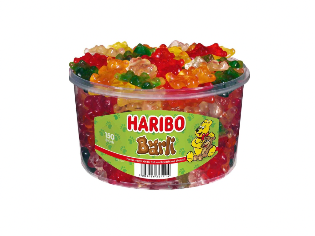 Haribo Bärli 150er // 1,2 KG Dose