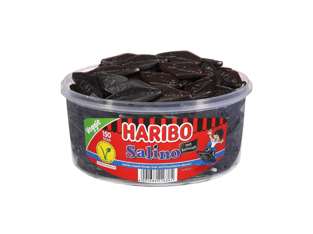 Haribo Salino vegetarisch 150er // 1,2 Kg Dose