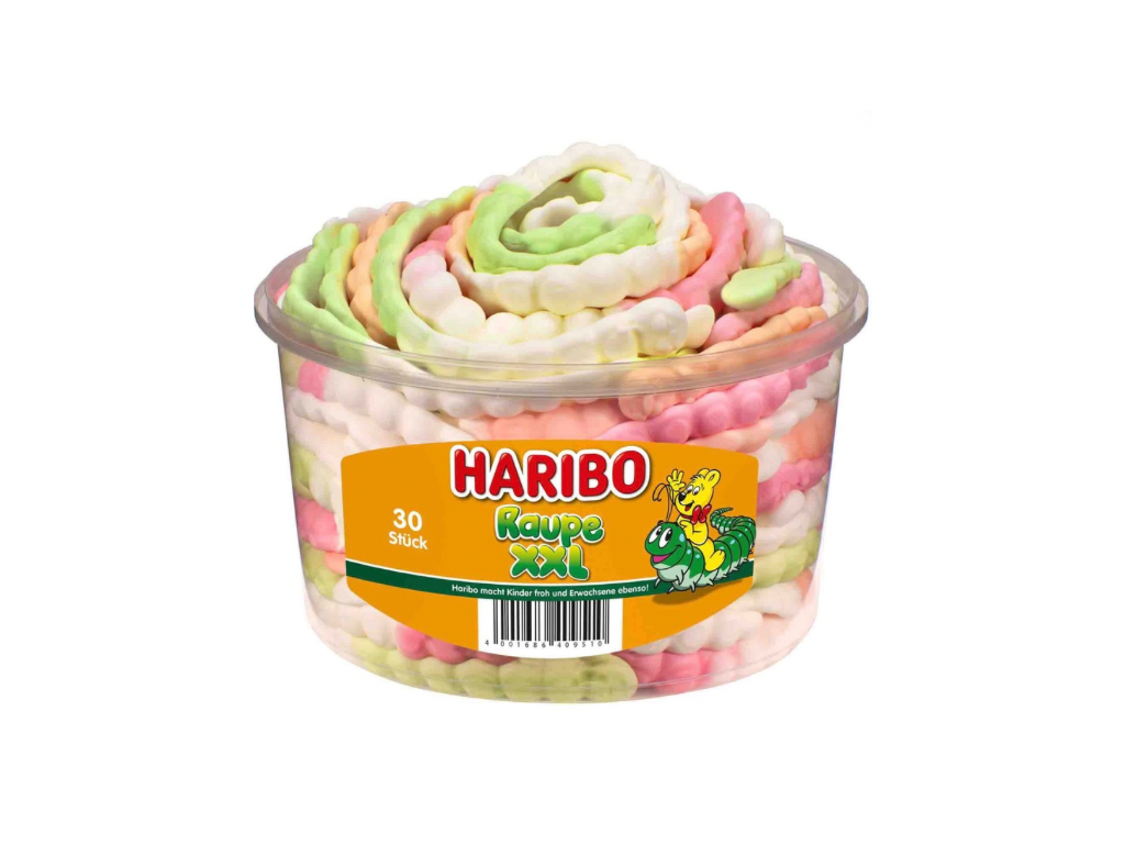 Haribo Raupe XXL 30er // 960g Dose