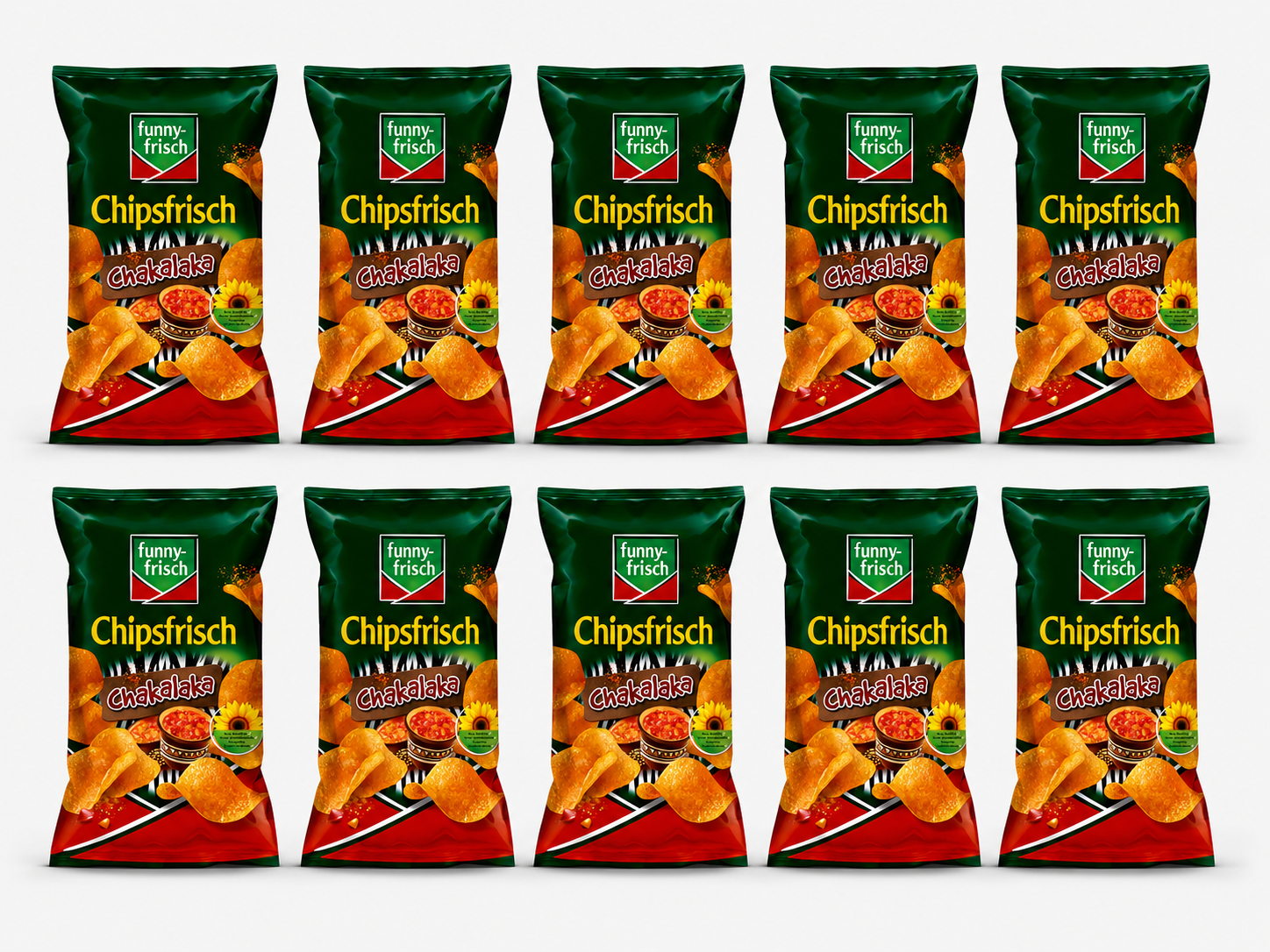 funny-frisch Chipsfrisch Chakalaka, 150g X 10 = 1,5KG Tray