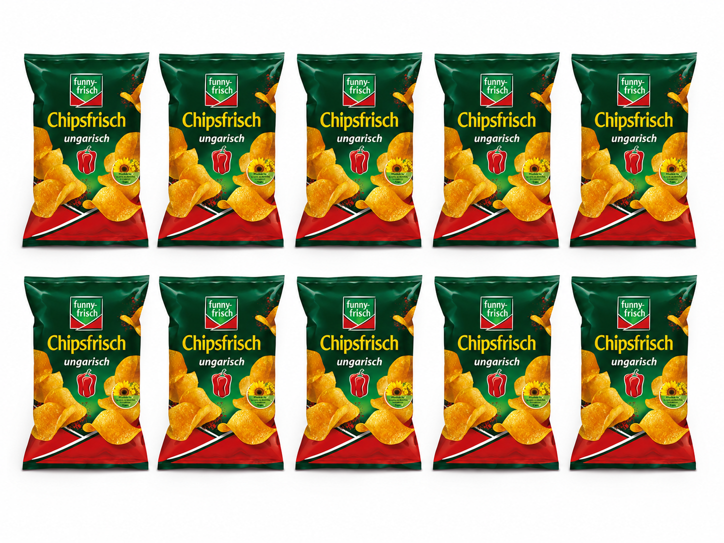 funny-frisch Chipsfrisch ungarisch 150g X 10 = 1,5kg Tray