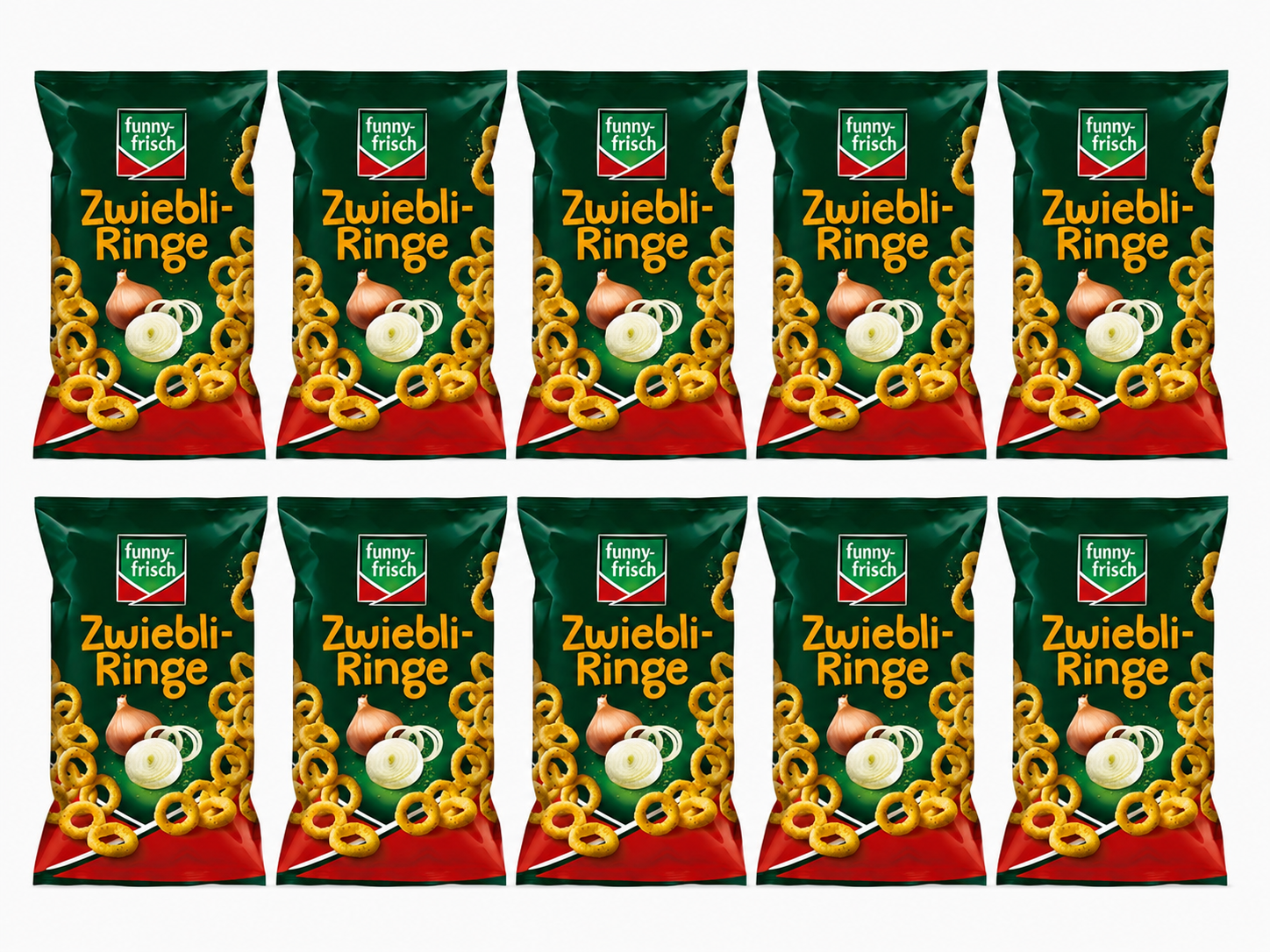 funny-frisch Zwiebli-Ringe 80g X 10 = 800G Tray