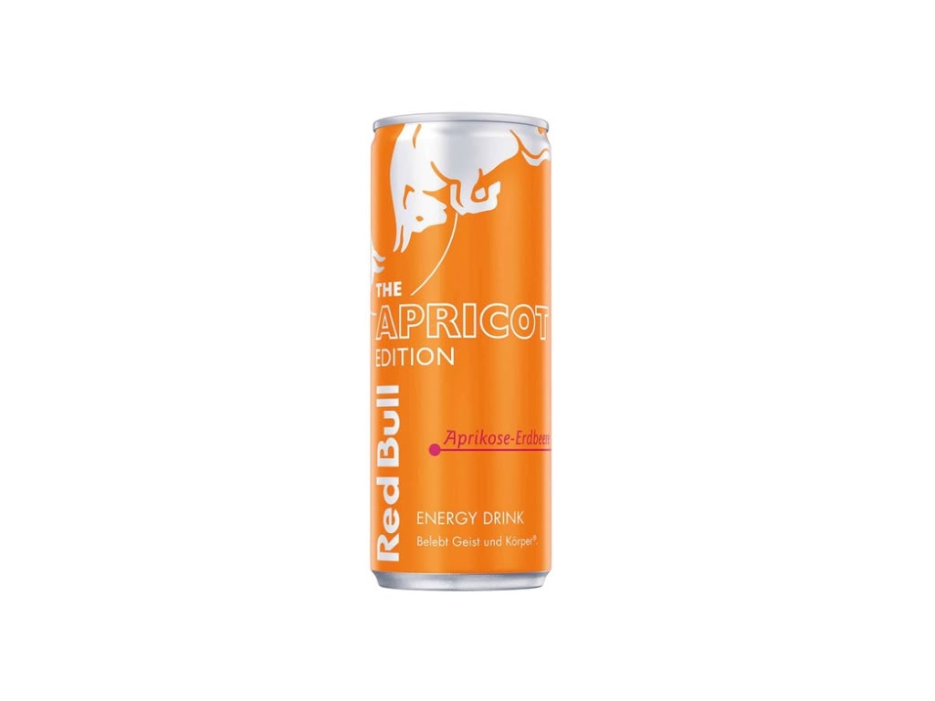 Red Bull Apricot Edition Aprikose-Erdbeere – 250 ml Dose