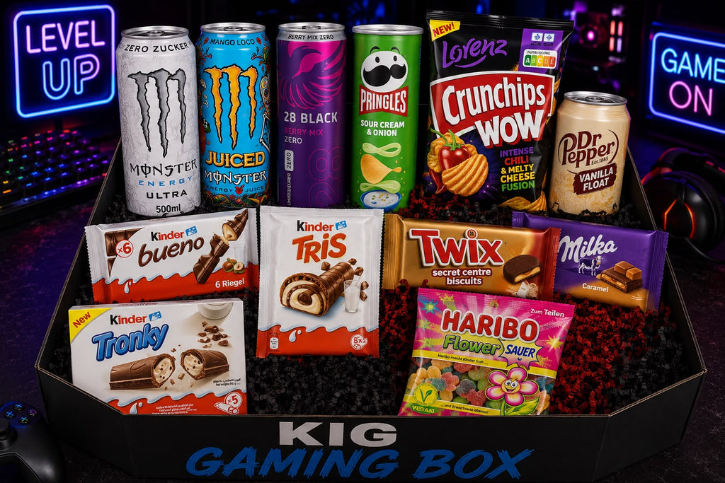 KIG Gaming Box – Energy Drinks, Snacks & Süßigkeiten
