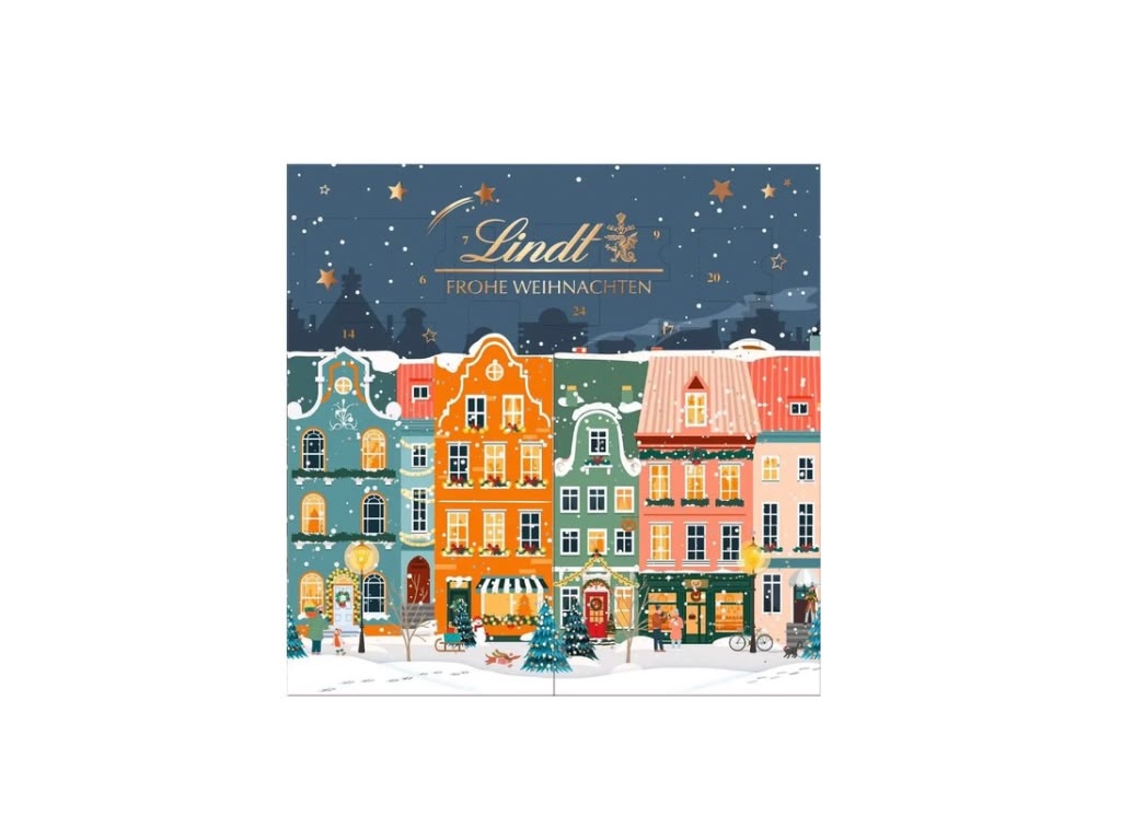 Lindt Winterhäuser Adventskalender 153 g – 24 Türchen