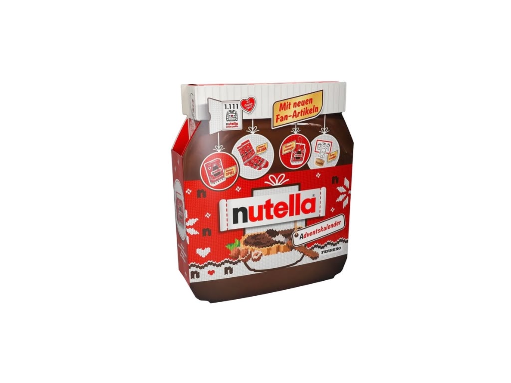 nutella Adventskalender 528 g – 20 Produkte + 4 Fan-Artikel