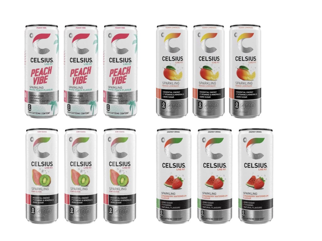 KIG Box Celsius Energy Mix 12 Dosen Gesamtansicht