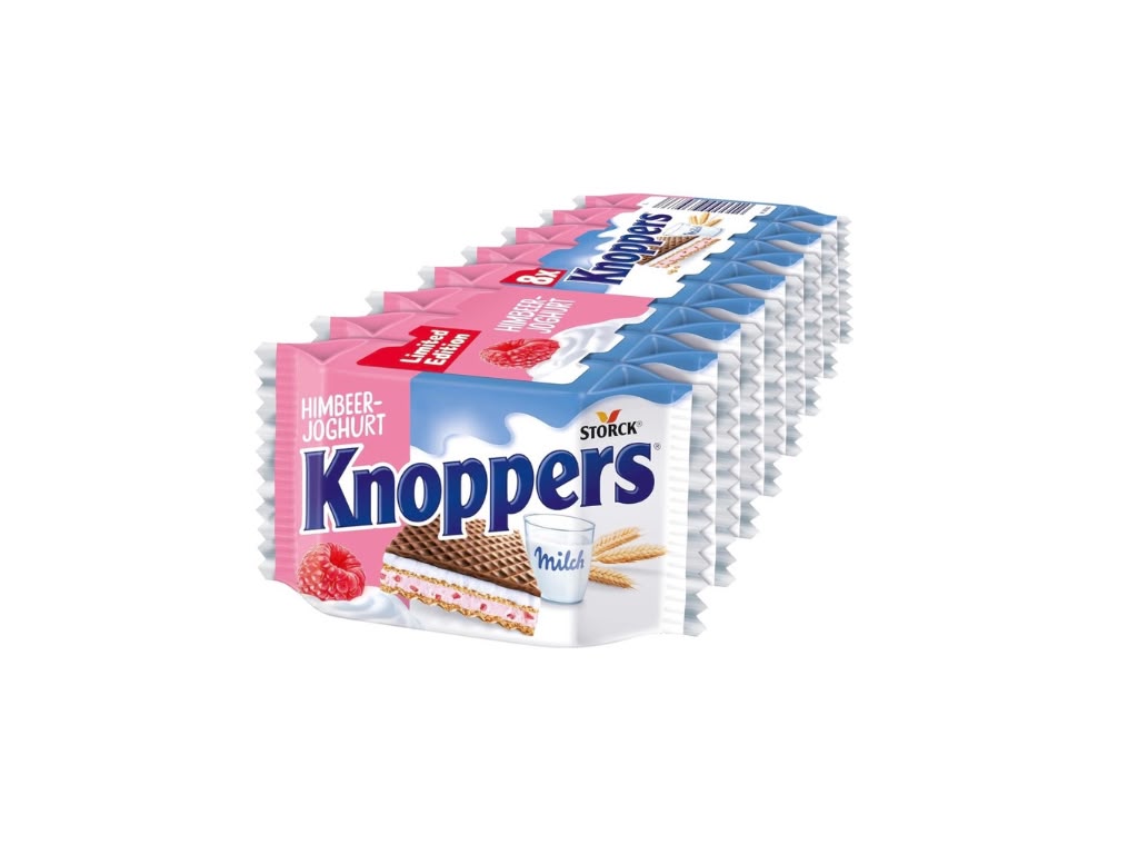 Knoppers Himbeer-Joghurt 8er Multipack 8 x 25 g – 200 g