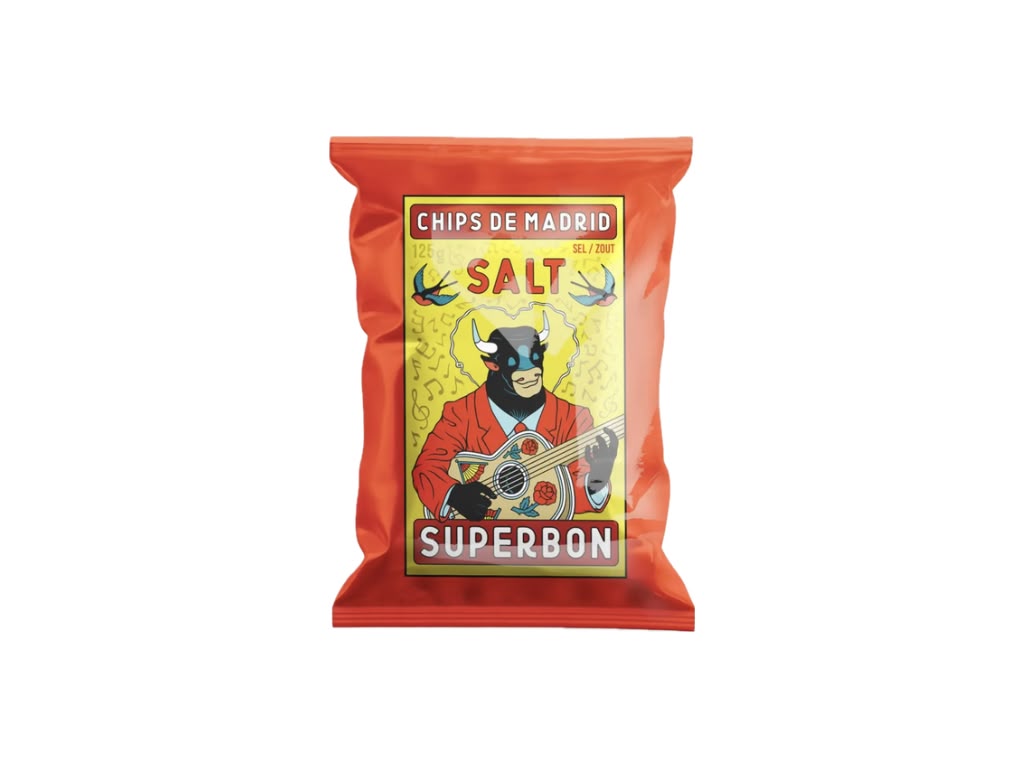 Superbon Salz Chips 125 g