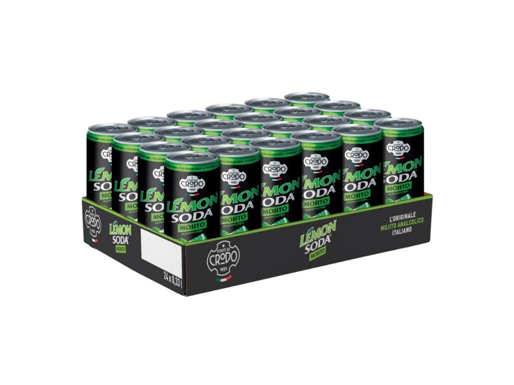 Lemon Soda Mojito 24 × 0,33 l Großpackung