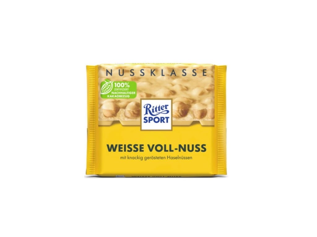Ritter Sport Weisse Voll-Nuss 100 g