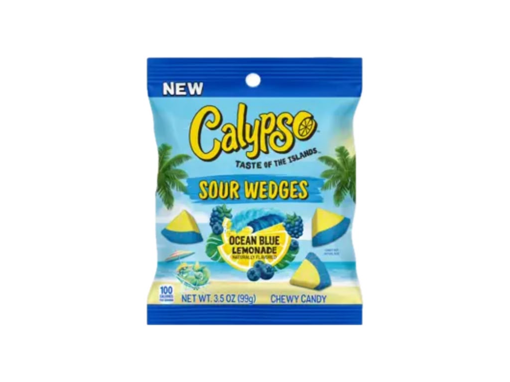 Calypso Sour Wedges Ocean Blue Lemonade 127 g