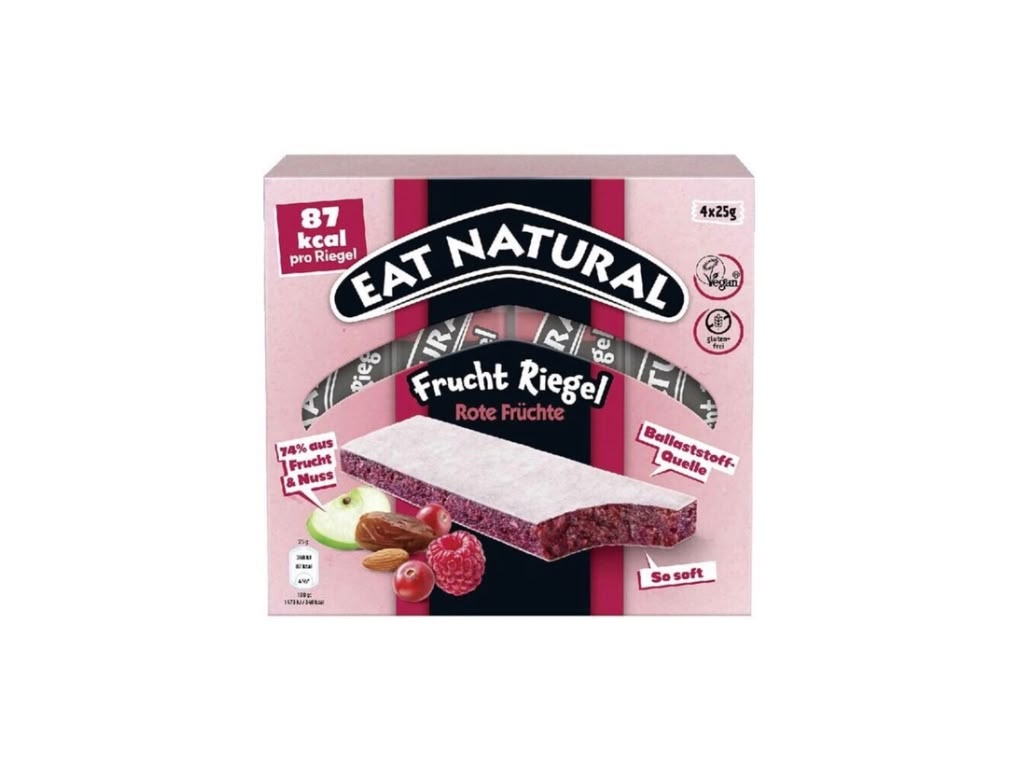Eat Natural Frucht Riegel Rote Früchte 4 x 25 g – 100 g