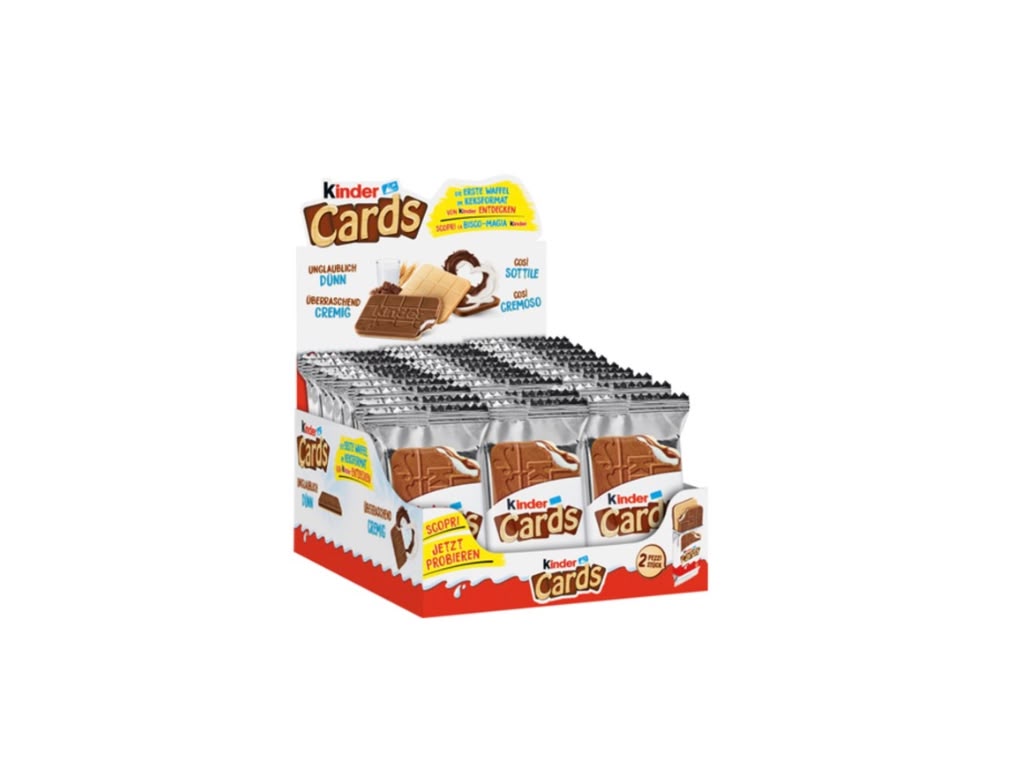 Kinder Cards Großpackung 30 x 25,6 g – 768 g