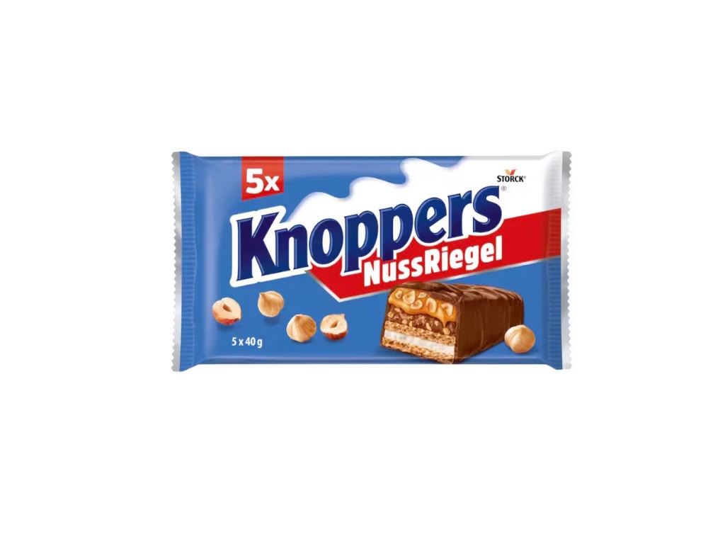 Knoppers NussRiegel 5er Multipack 5 x 40 g – 200 g