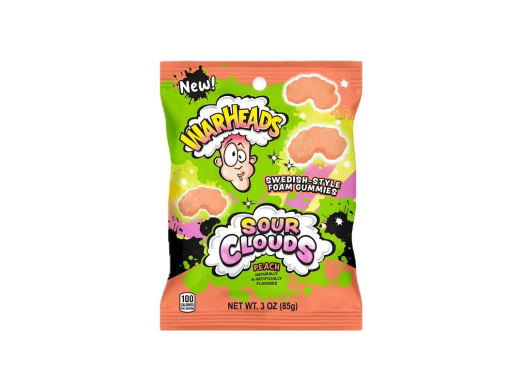Warheads Sour Clouds Peach Gummies USA 85 g
