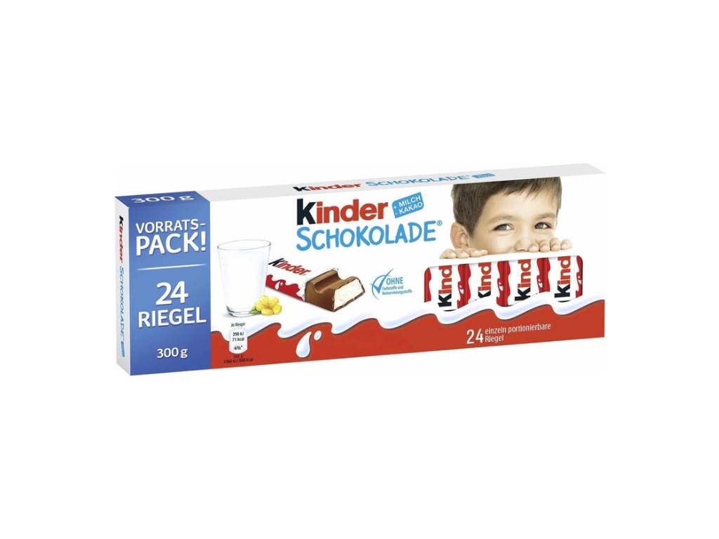Kinder Schokolade Vorratspack 24 Riegel 300 g