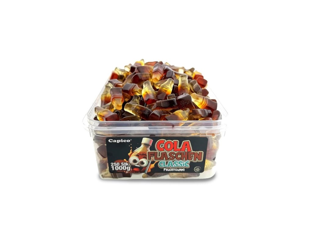 Capico Blaue Colaflaschen 1.000 g Großpackung