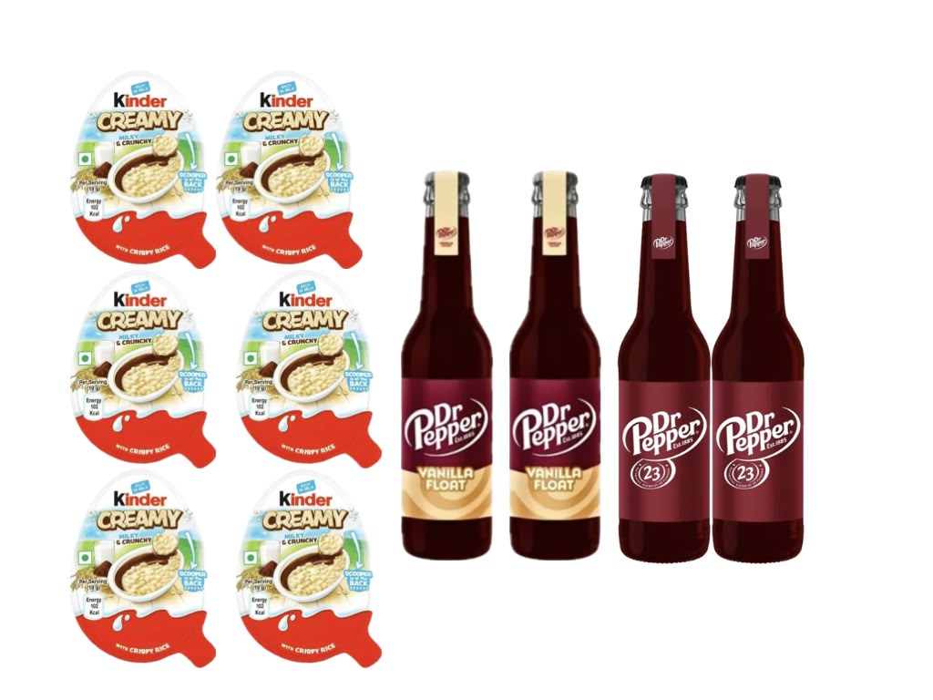 KIG Box Kinder Creamy & Dr Pepper Duo 10-teilig Gesamtansicht