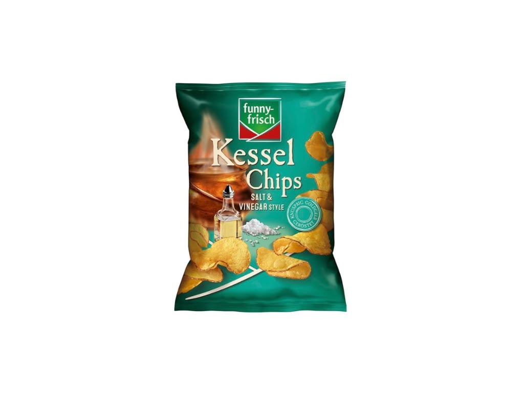 funny-frisch Kessel Chips Salt & Vinegar Style 120 g