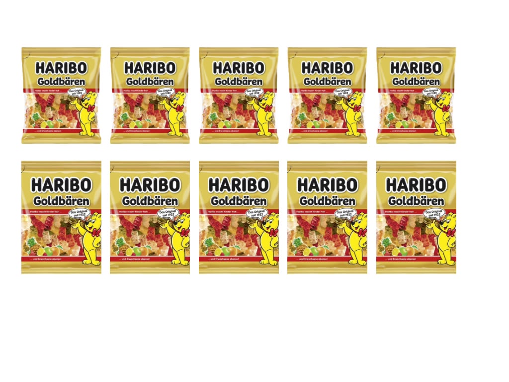 KIG Box HARIBO Goldbären Original – 10 Tüten