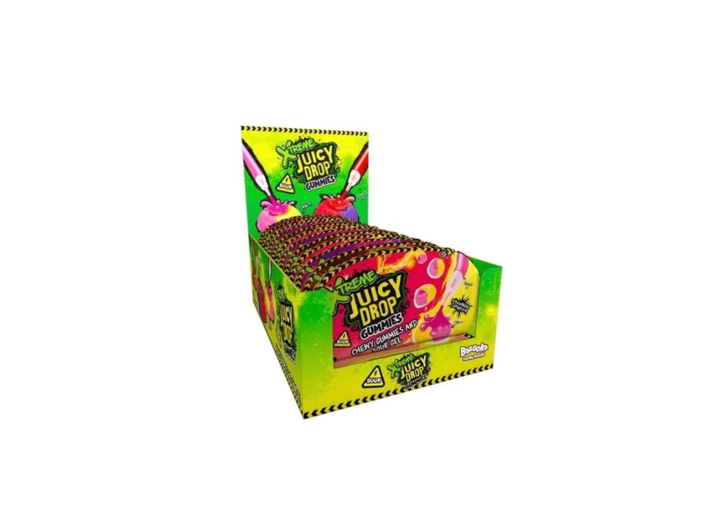 Juicy Drop Gummies Xtreme Sour 12 x 57 g – 684 g Großpackung