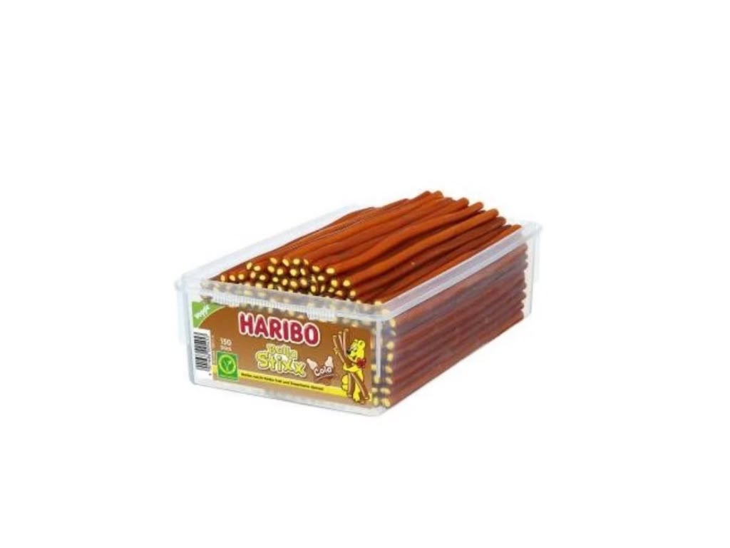 HARIBO Balla Stixx Cola vegetarisch – 150 Stück Dose