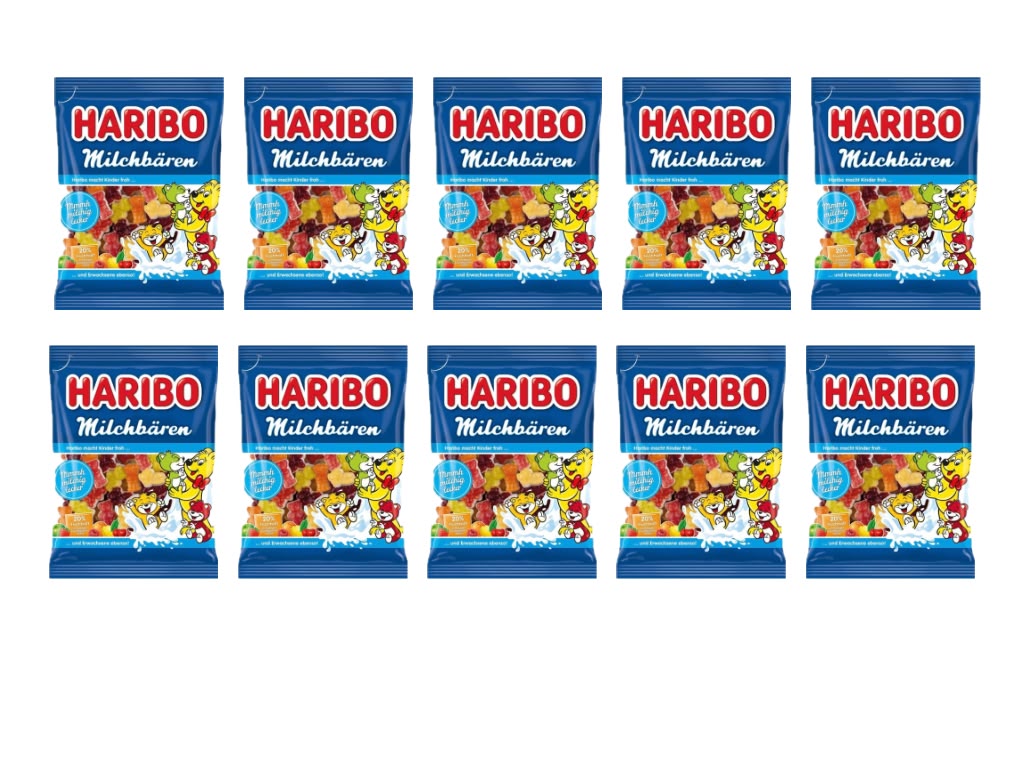 KIG Box HARIBO Milchbären – 10 Tüten
