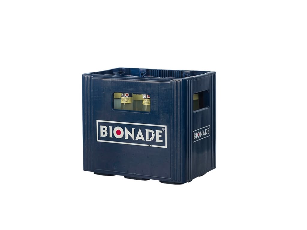 BIONADE Eistee Zitrone – 12 × 0,33 l Glas-Mehrweg