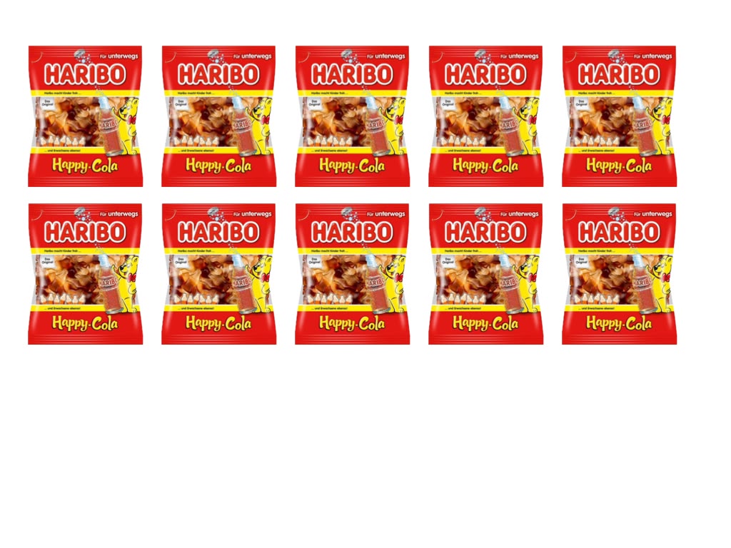 KIG Box HARIBO Happy-Cola – 10 Tüten