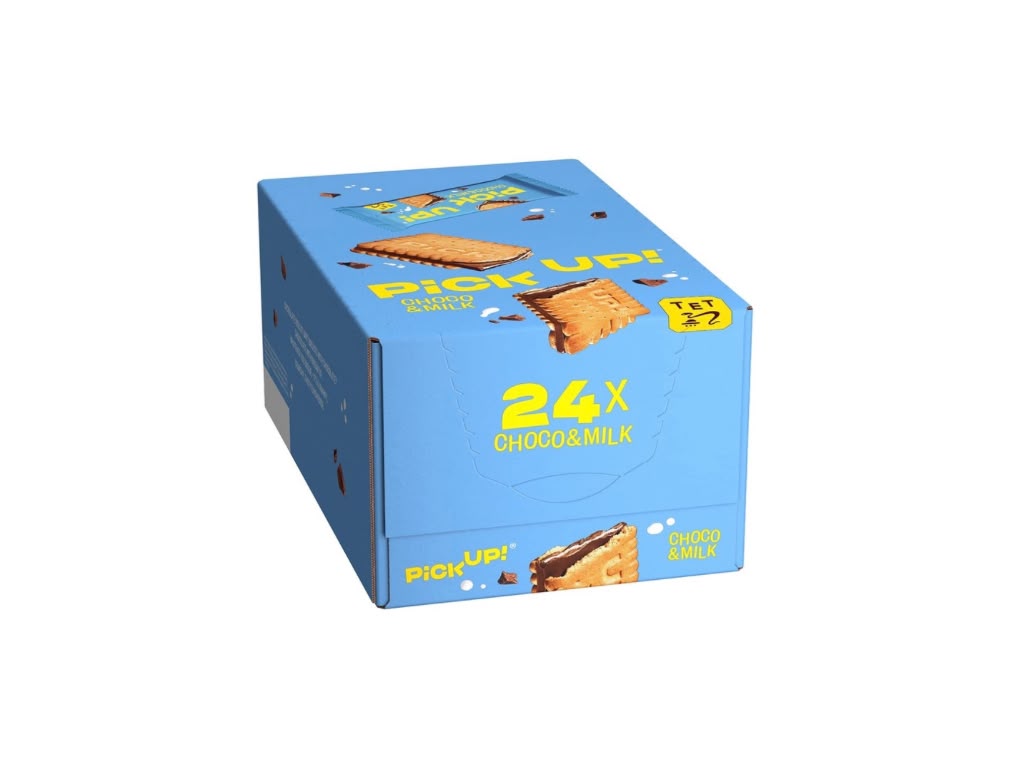 Leibniz Pick Up! Choco & Milk Großpackung 24 x 28 g – 672 g