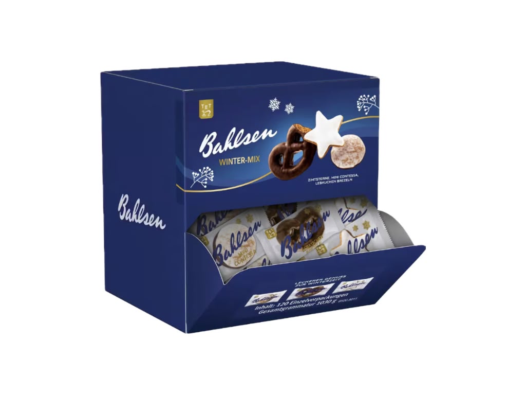 Bahlsen Mix d'hiver 120 pièces 4,03 kg