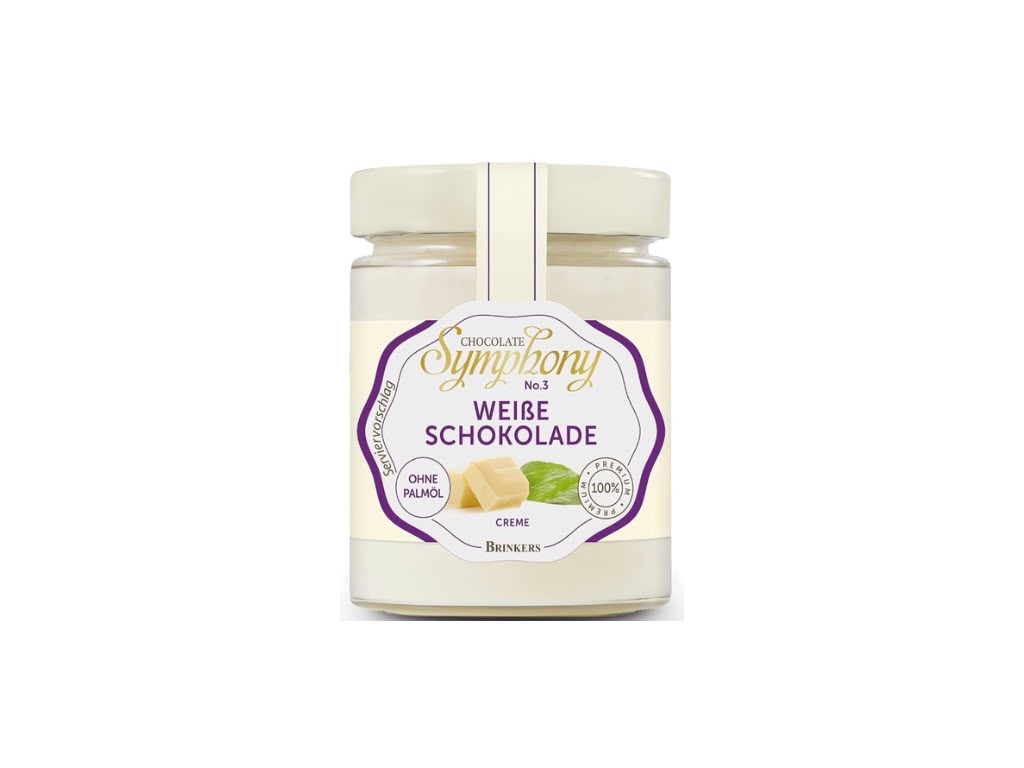 Brinckers Chocolate Symphony No.3 Weiße Schokolade Creme 270 g