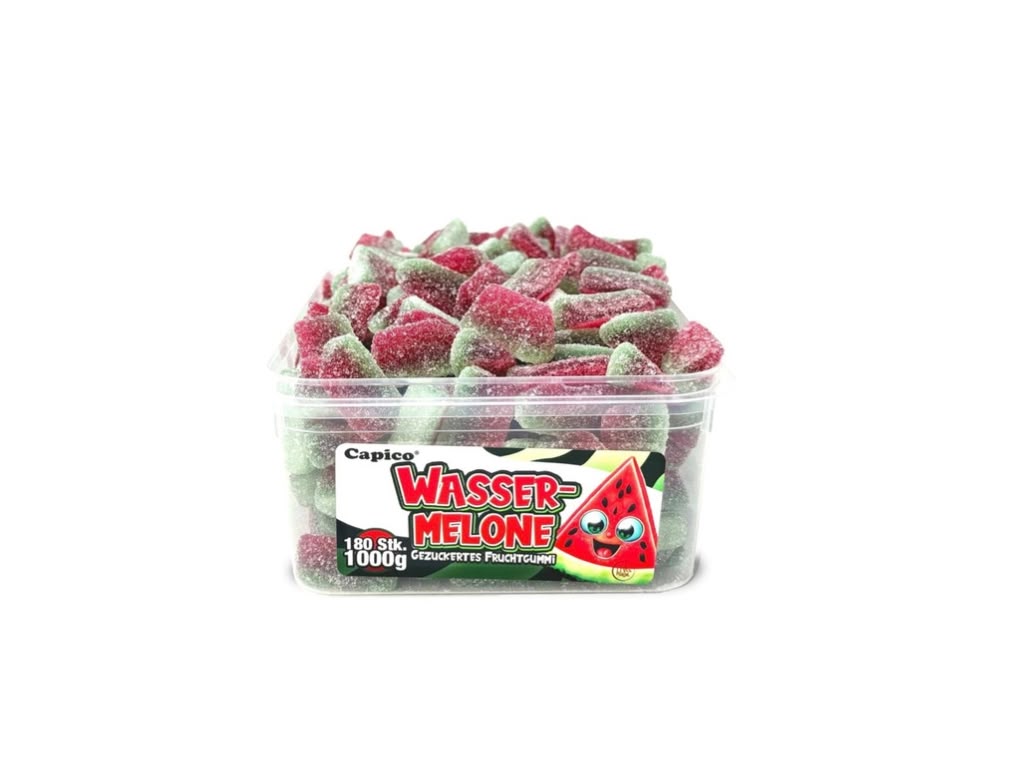 Capico Wassermelone Fruchtgummi Halal – 1 kg Großdose