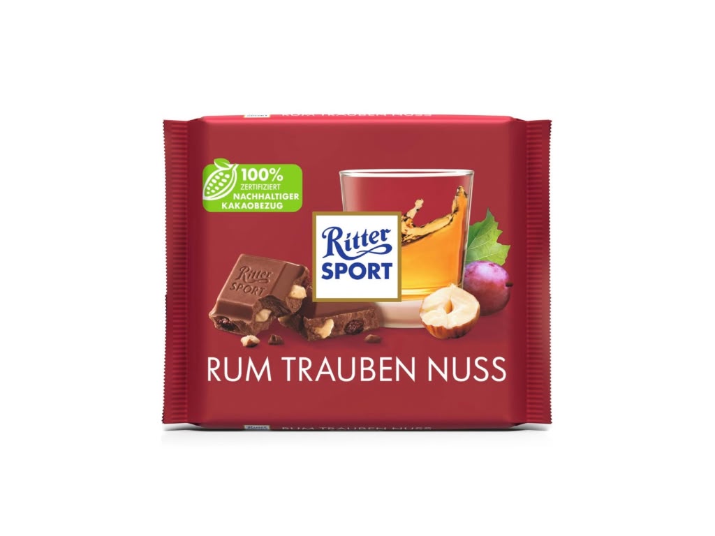 Ritter Sport Rum Trauben Nuss 100 g