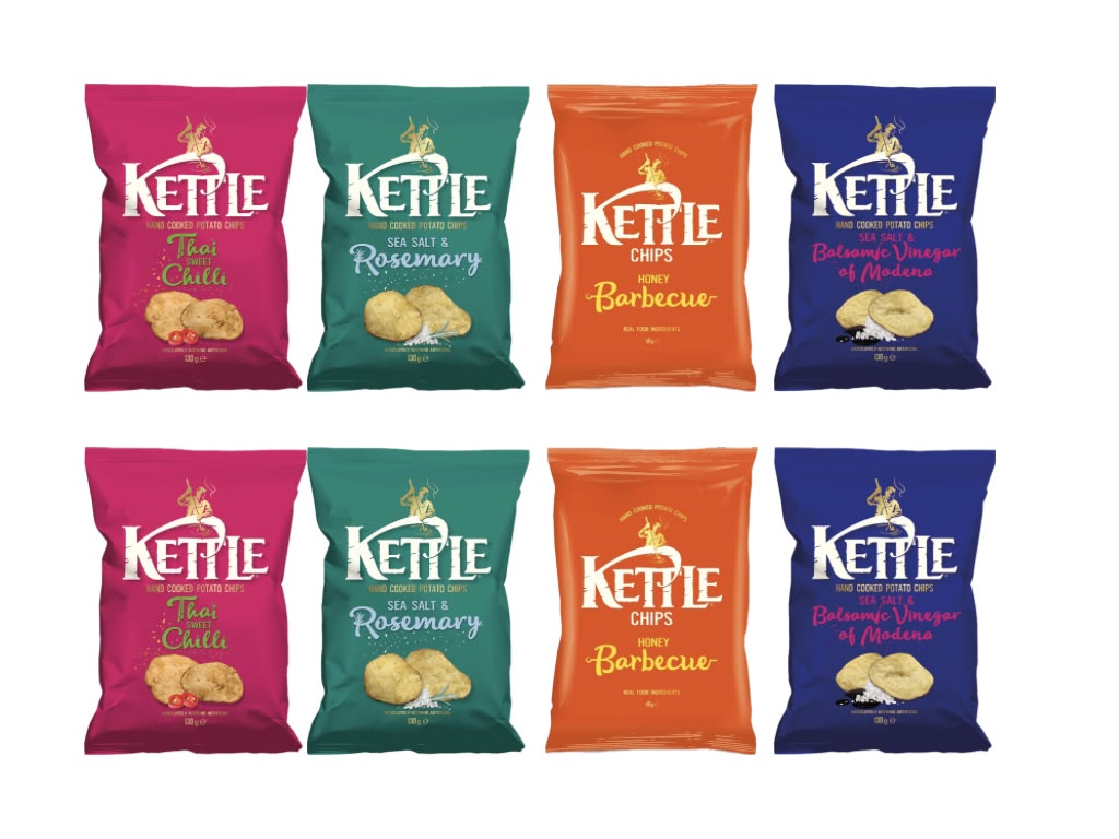 KIG Box Kettle Chips Mix 8 Tüten Gesamtansicht