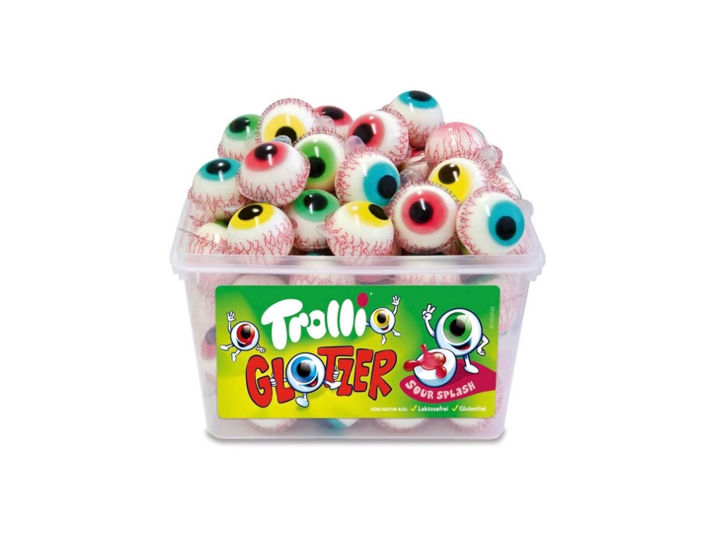 Trolli Glotzer Großdose 60 Stück / 1.128 g Großpackung