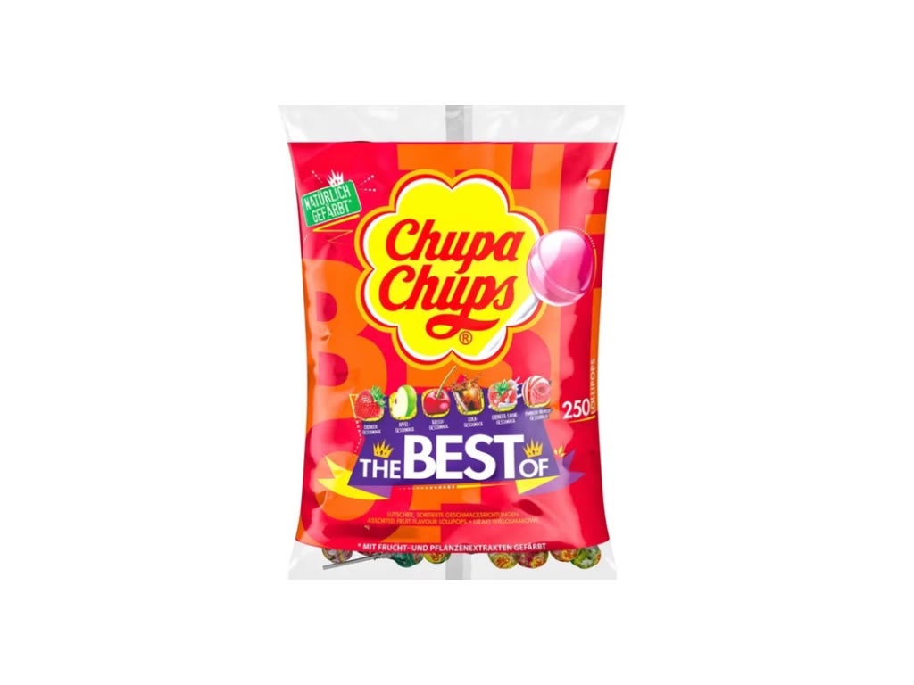 Chupa Chups The Best Of Großbeutel 250 x 12 g – 3.000 g