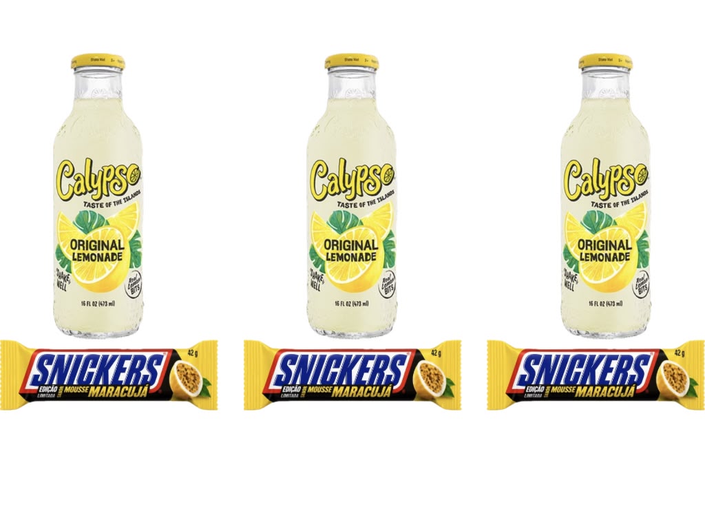 KIG Box Calypso Lemonade & Snickers Maracujá 6-teilig Gesamtansicht