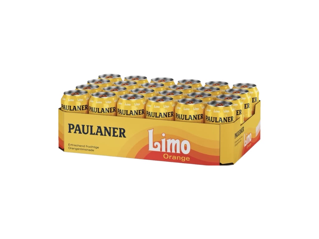 Paulaner Limo Orange 24 × 0,33 l Großpackung