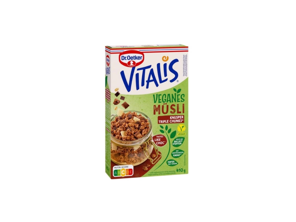 Dr. Oetker Vitalis Veganes Müsli Knusper Triple Chunks 400 g