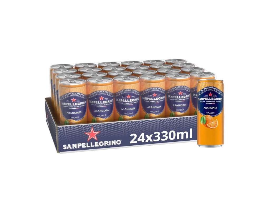 Sanpellegrino Aranciata 24 × 0,33 l Großpackung