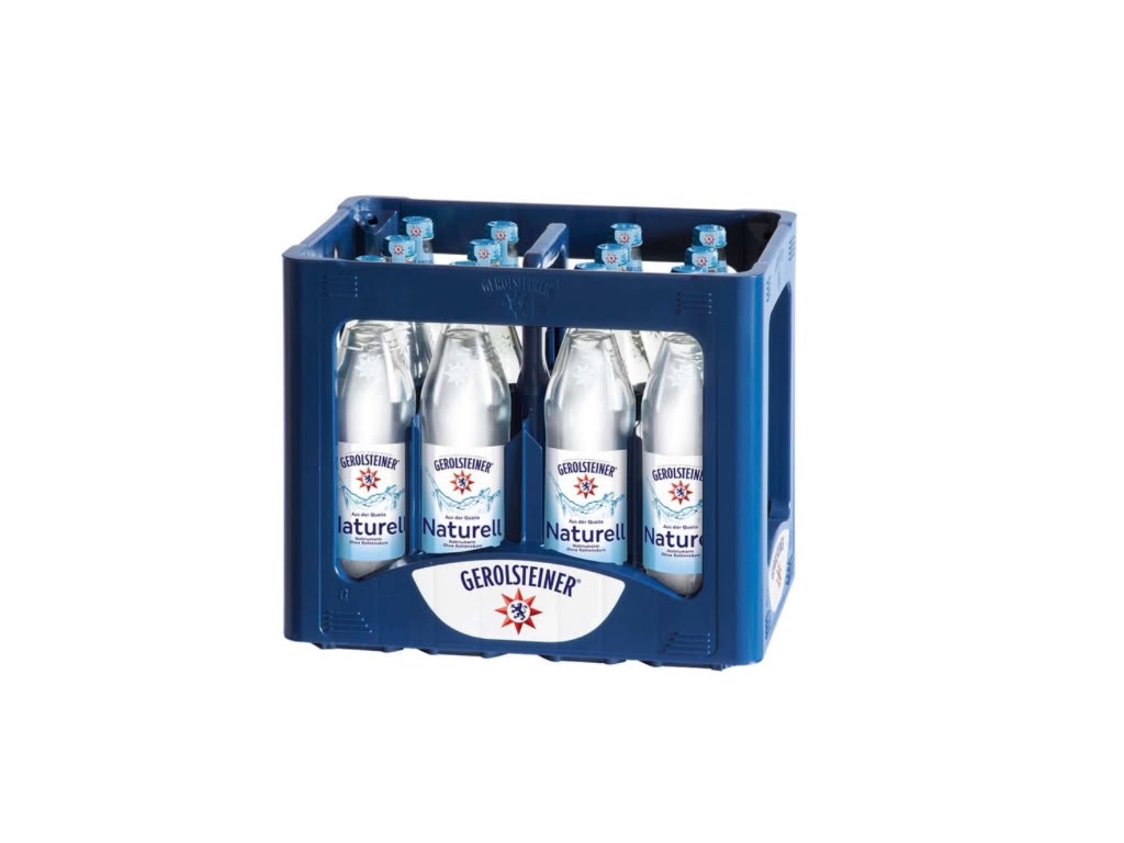 Gerolsteiner Naturell – 12 × 0,75 l Glas-Mehrweg