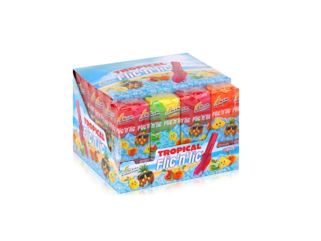 Flic n Lic Tropical 24 x 14 g Großpackung