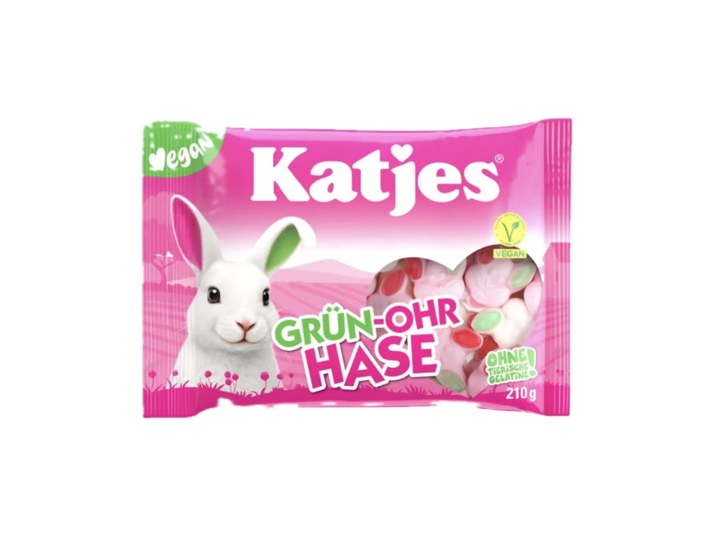 Katjes Grün-Ohr Hase 210 g