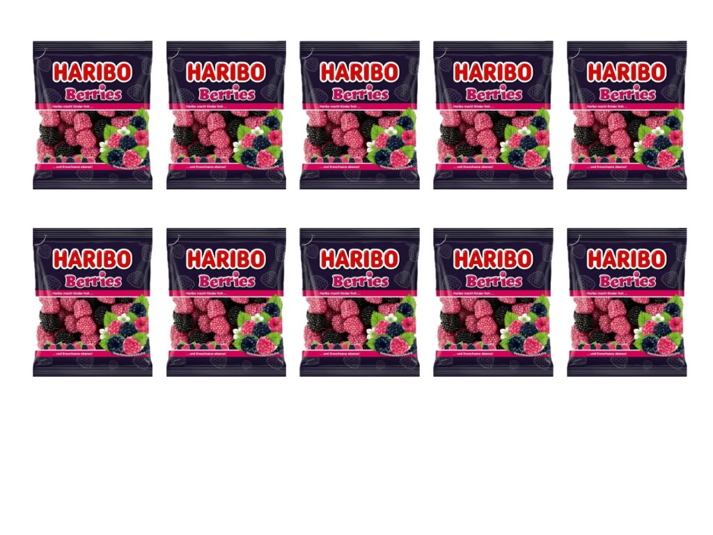 KIG Box HARIBO Berries – 10 Tüten