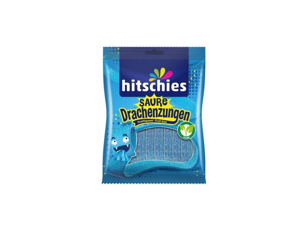 Hitschies Saure Drachenzungen Blau 125 g