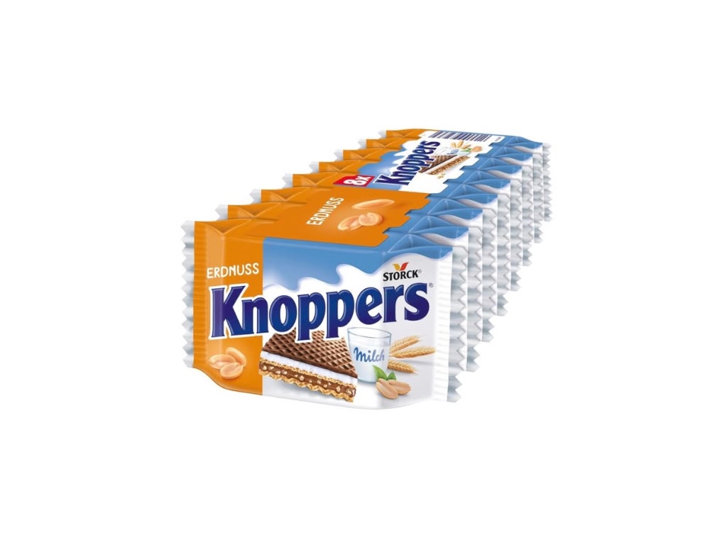 Knoppers Erdnuss 8er Multipack 8 x 25 g – 200 g