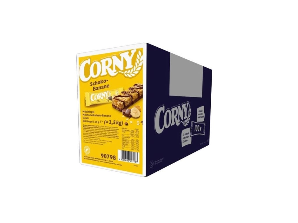 Corny Schoko-Banane 100 x 25 g – 2.500 g